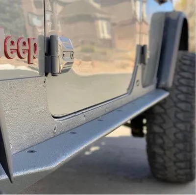 MOTOBILT Rocker Guards Crusher Series with Steps for 18-up Wrangler JL Unlimited