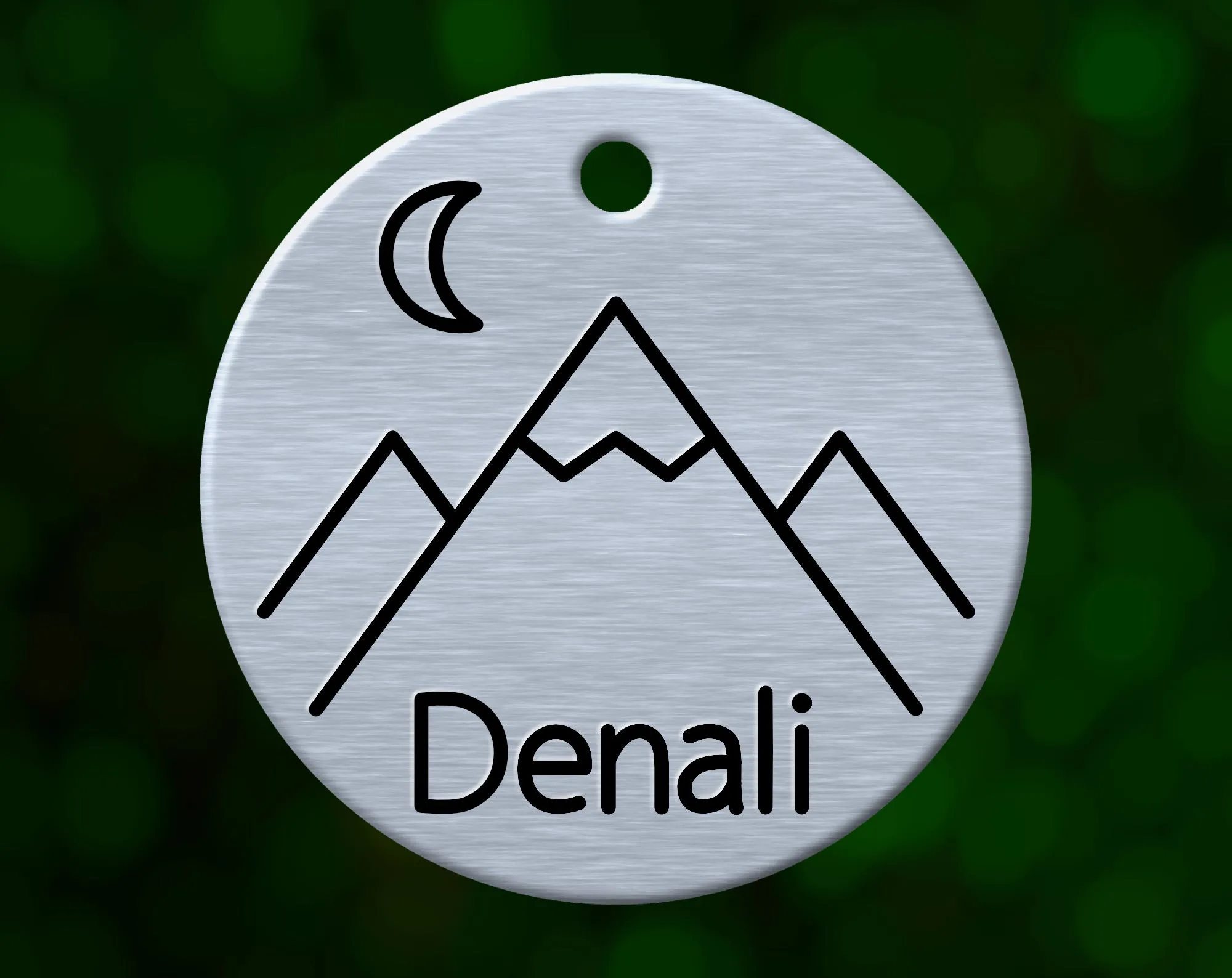 Mountain Summit Dog Tag