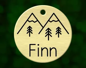 Mountain Wilderness Dog Tag