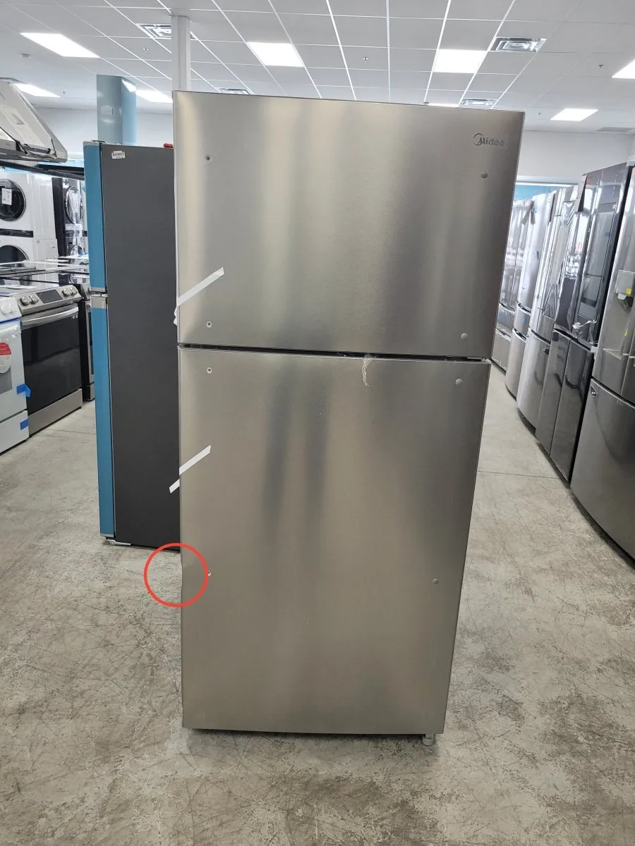 MRT18B2ASL - REFRIGERATORS - Midea - Top Freezer - Stainless Steel - Open Box