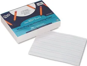 Multi-Program Handwriting Paper' 16 Lbs.' 8 X 10-1/2' White' 500 Sheets/Pack