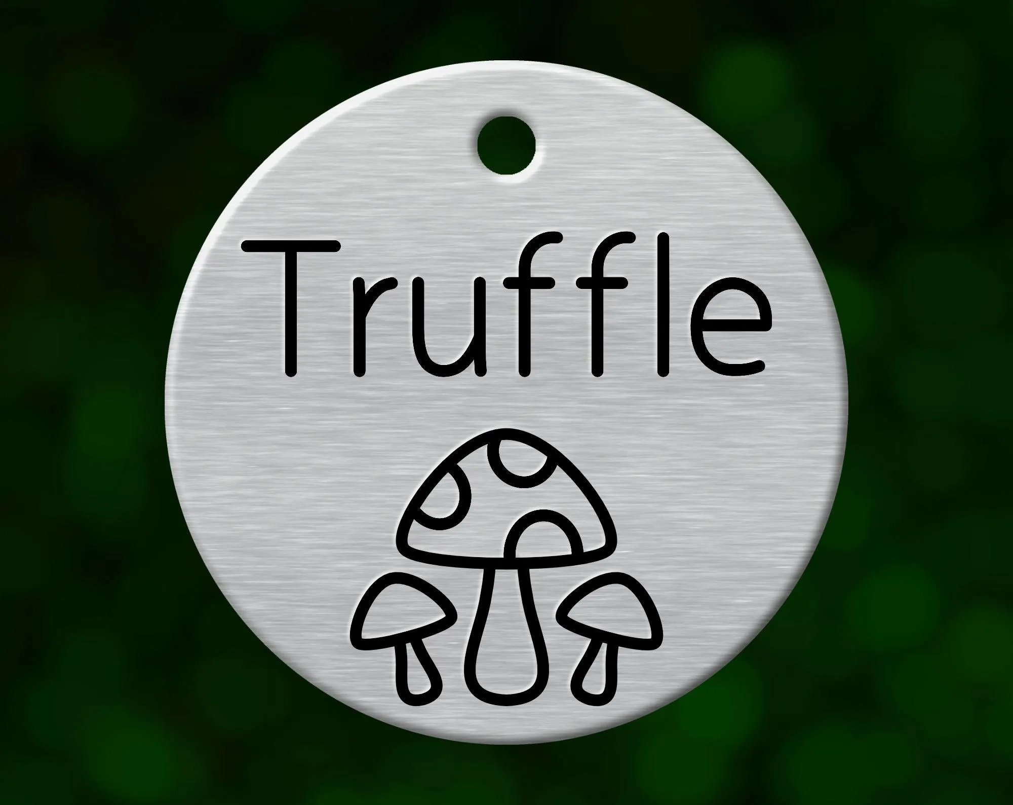 Mushroom Dog Tag