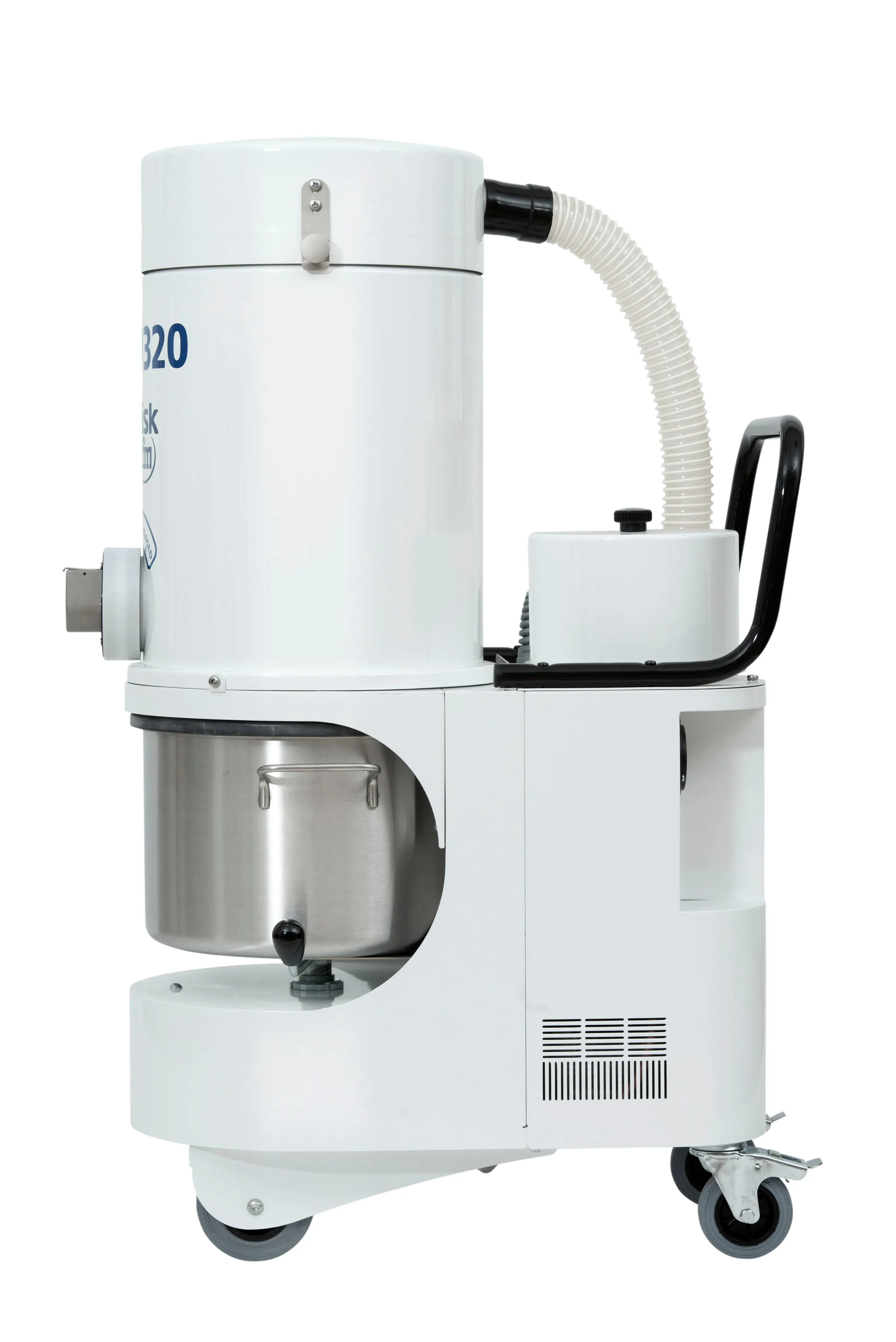 NilfiskCFM VHW320 LC AD ANZ Config White Line Vacuum Unit With 3Ph Induction Motor