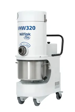 NilfiskCFM VHW320 LC AD ANZ Config White Line Vacuum Unit With 3Ph Induction Motor