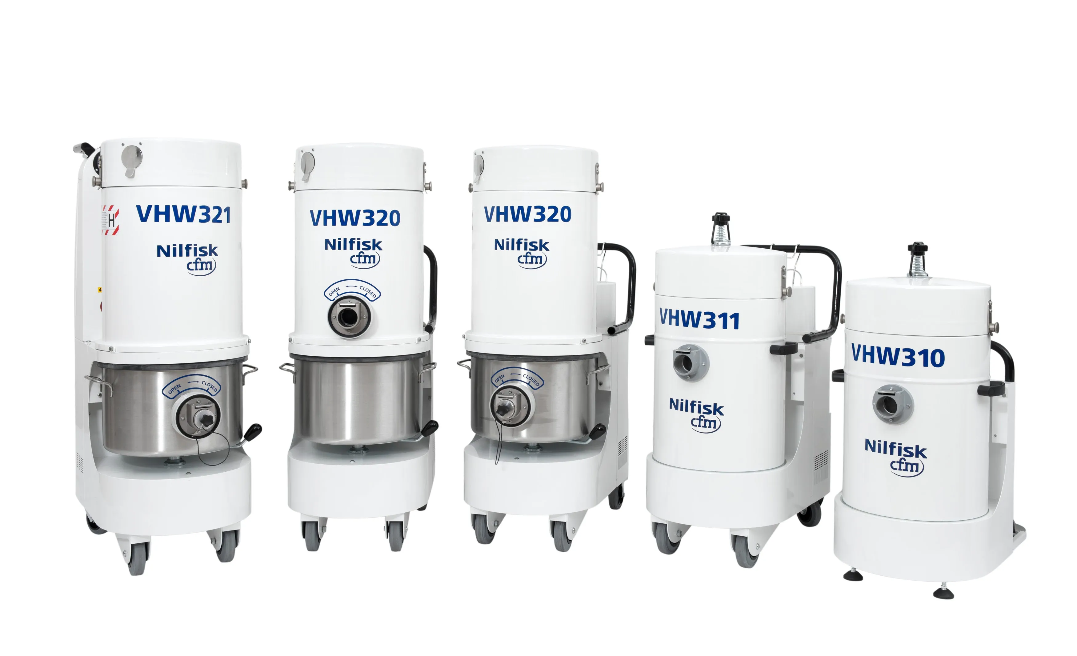 NilfiskCFM VHW320 LC AD ANZ Config White Line Vacuum Unit With 3Ph Induction Motor