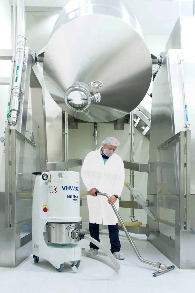 NilfiskCFM VHW321 LC Z21 EXA ANZ White Line Vacuum Cleaner Unit With 3 Phase Induction Motor