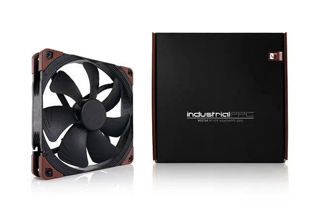 Noctua NF A14 Industrial PPC 140x140x25mm 2000 RPM 3 Pin Fan IP52 Rated P/N NF-A14 IPPC-2000