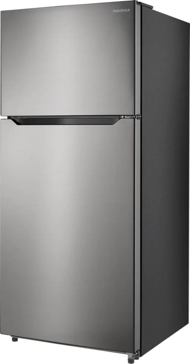 NS-RTM18SS7 - REFRIGERATORS - Insignia - Top Freezer - Stainless Steel - Open Box