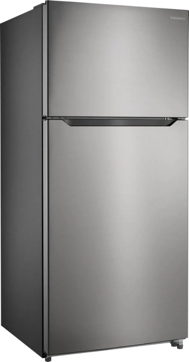 NS-RTM18SS7 - REFRIGERATORS - Insignia - Top Freezer - Stainless Steel - Open Box