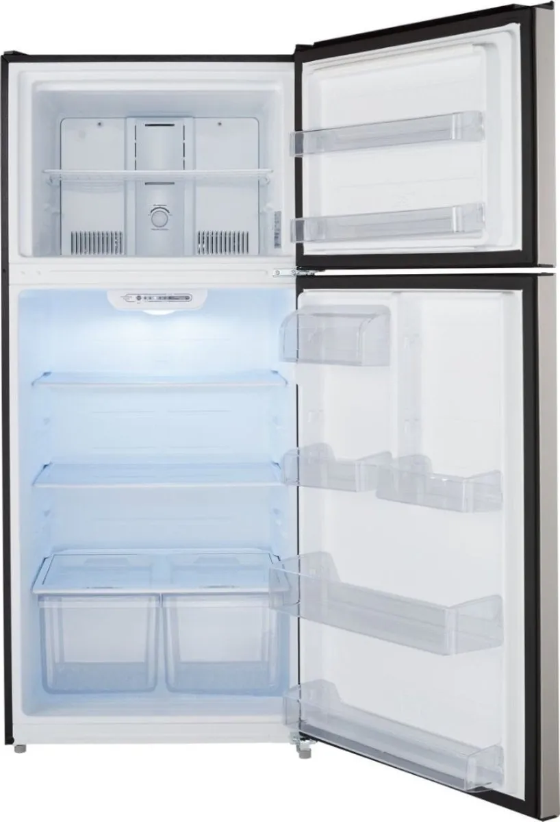 NS-RTM18SS7 - REFRIGERATORS - Insignia - Top Freezer - Stainless Steel - Open Box