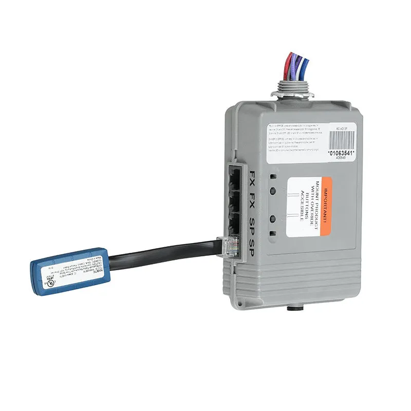 NX Lighting Controls NXRCFX2-1RD-UNV Room Controller, FX Bus Compatible, 1 SPST Switched, One 0-10VDC Dimming Output