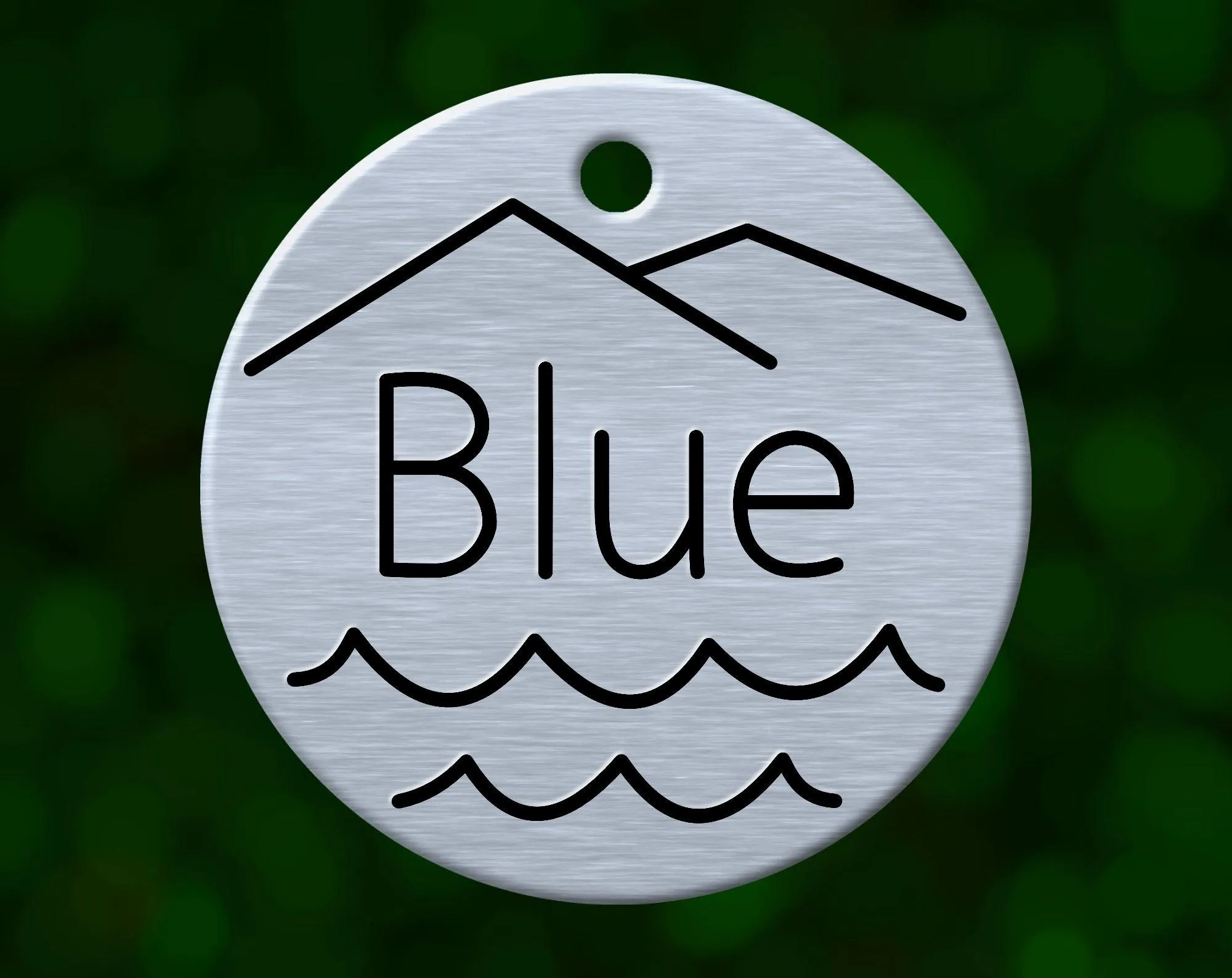 Ocean View Dog Tag