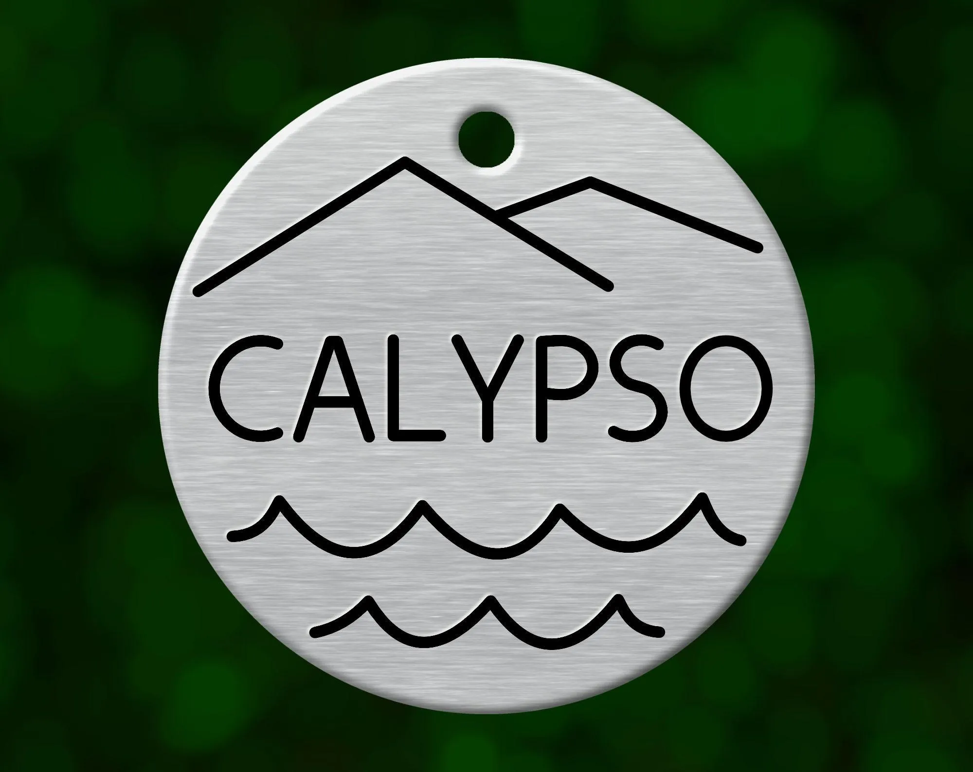 Ocean View Dog Tag