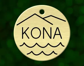 Ocean View Dog Tag