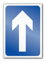 One way symbol (Self Adhesive)
