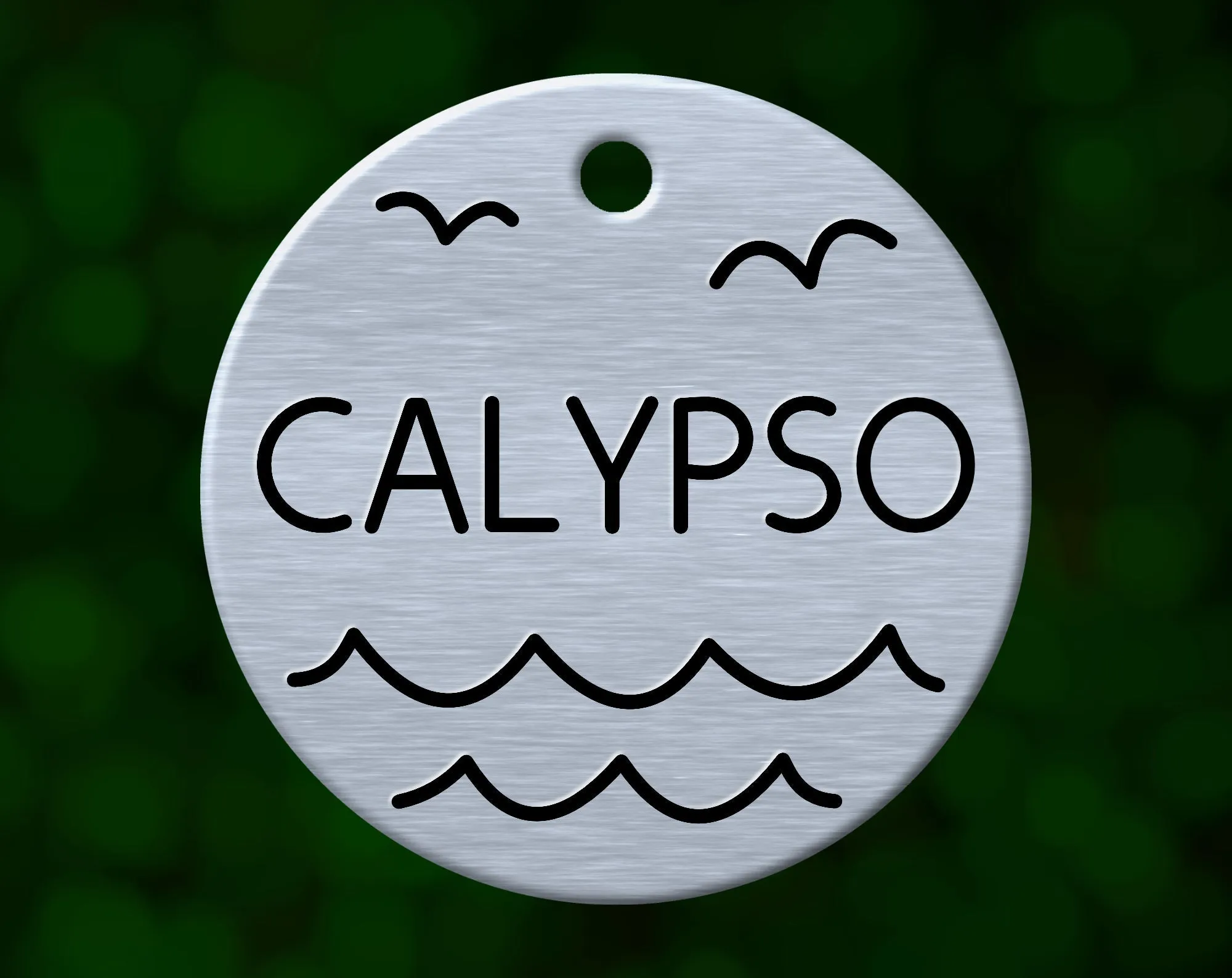 Pacific Ocean Dog Tag