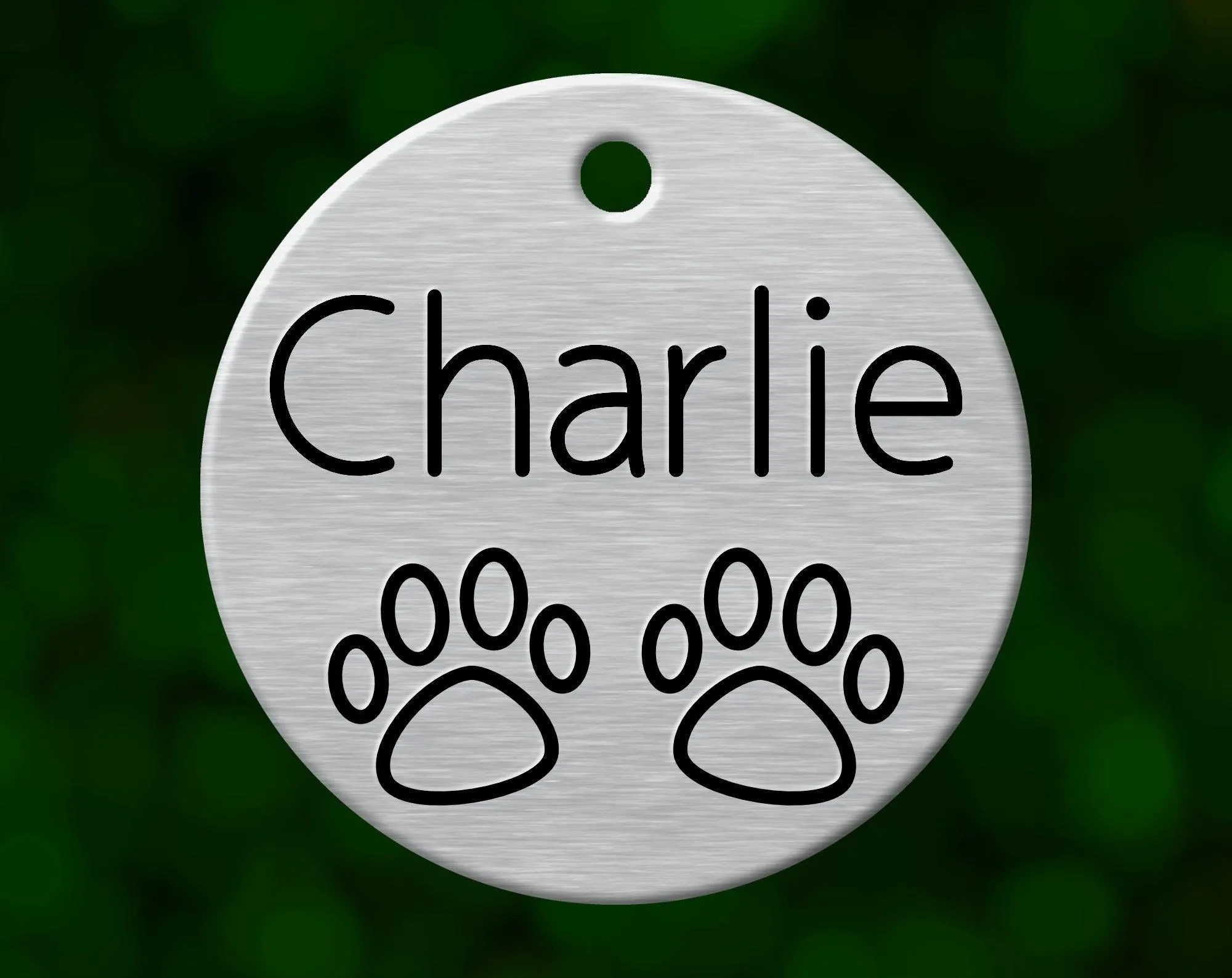 Paw Prints Dog Tag