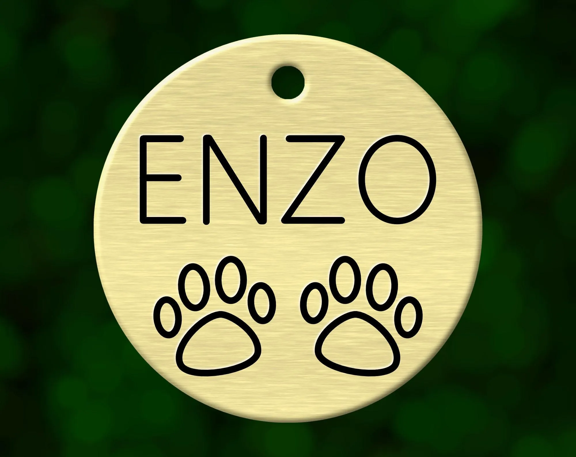 Paw Prints Dog Tag