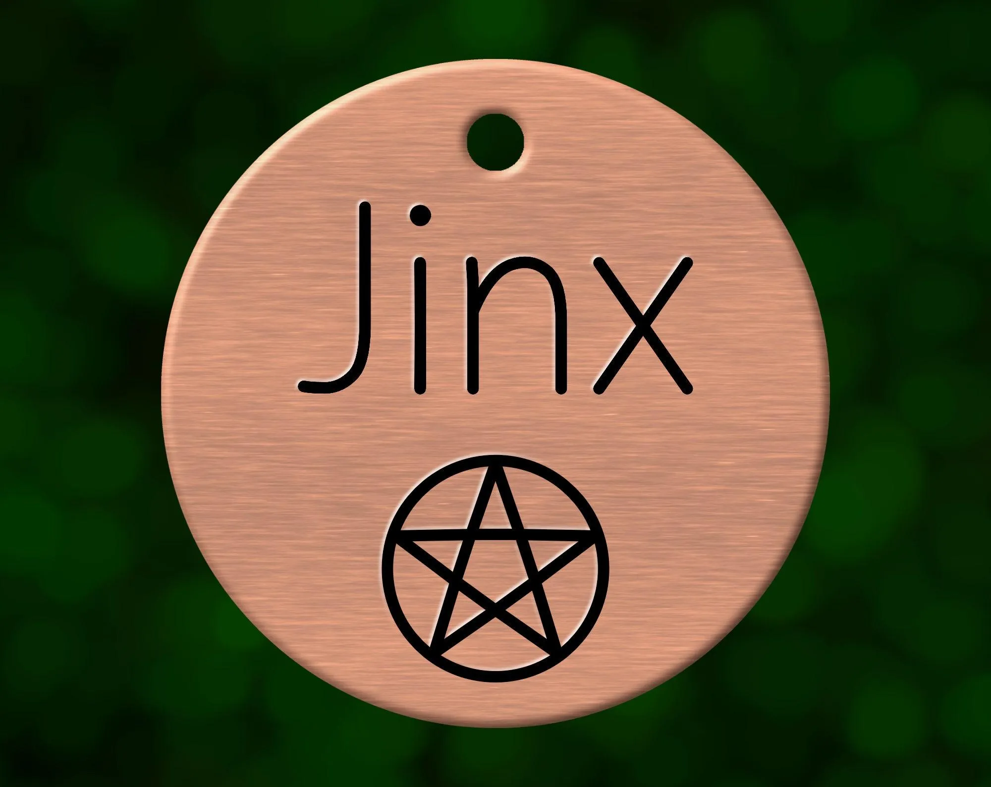 Pentagram Dog Tag