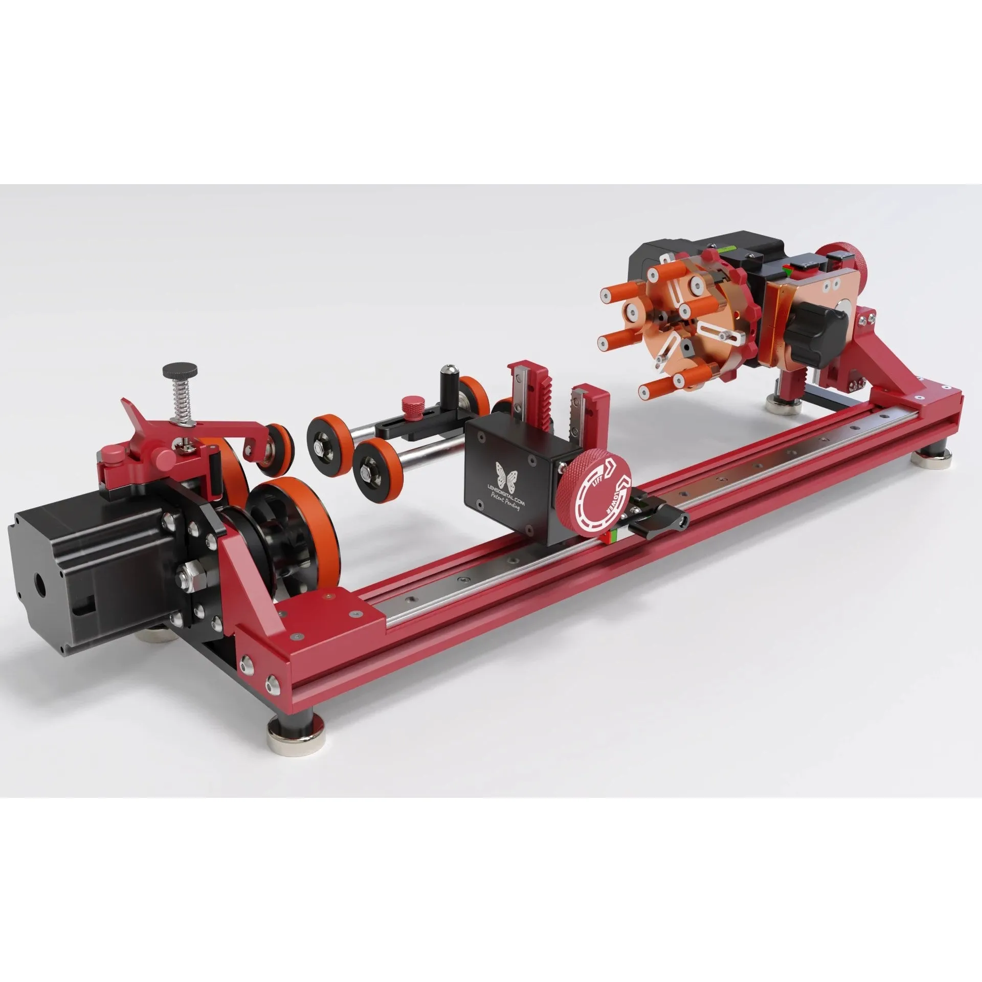 PiBurn OMNI 2: Roller & Chuck Laser Rotary Attachment
