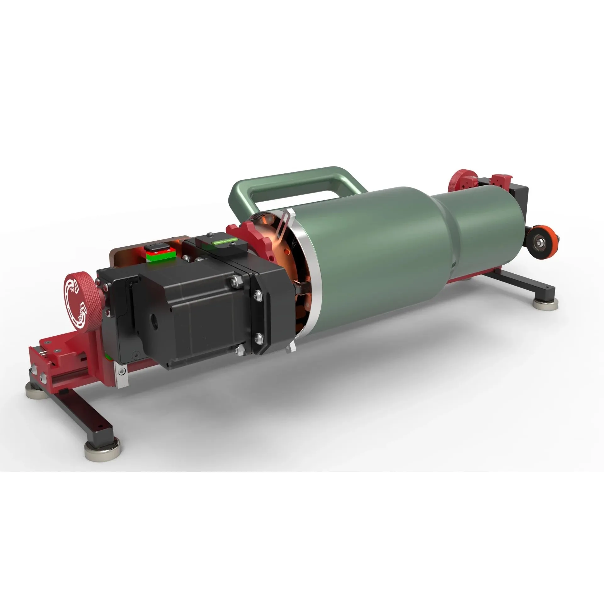 PiBurn OMNI 2: Roller & Chuck Laser Rotary Attachment