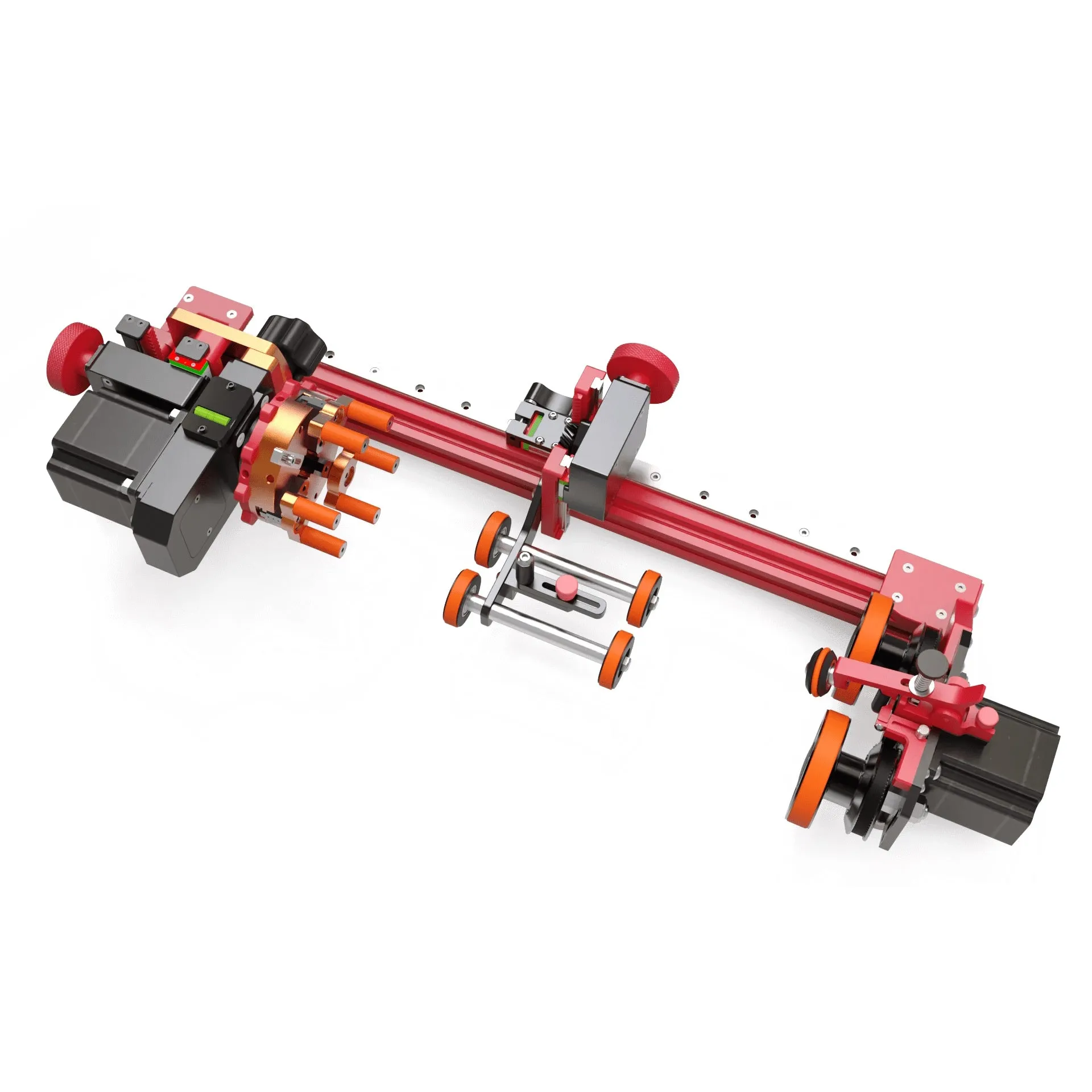 PiBurn OMNI 2: Roller & Chuck Laser Rotary Attachment