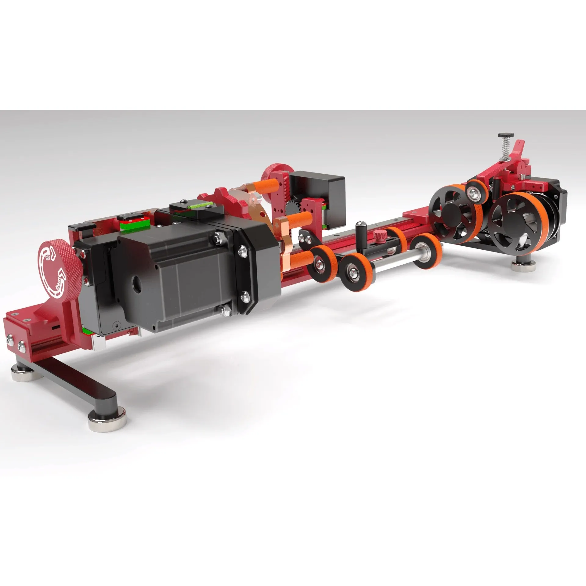 PiBurn OMNI 2: Roller & Chuck Laser Rotary Attachment