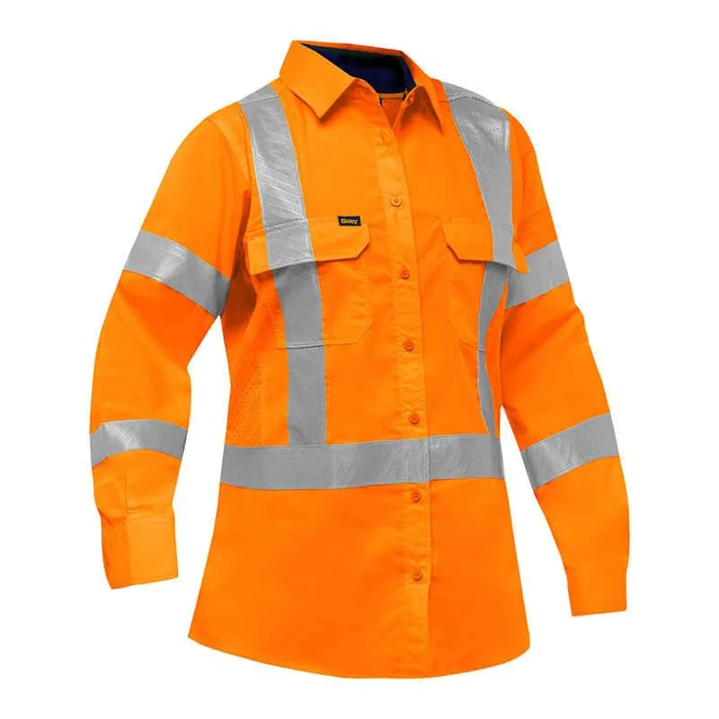 PIP Bisley Women's Long Sleeve Work Shirt w/X-Airflow 313W6490X