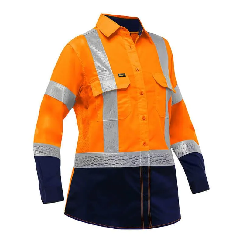 PIP Bisley Women's Long Sleeve Work Shirt w/X-Airflow 313W6491H