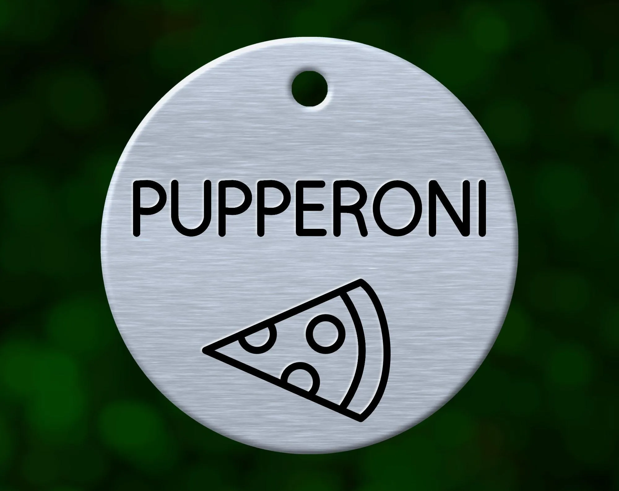 Pizza Dog Tag