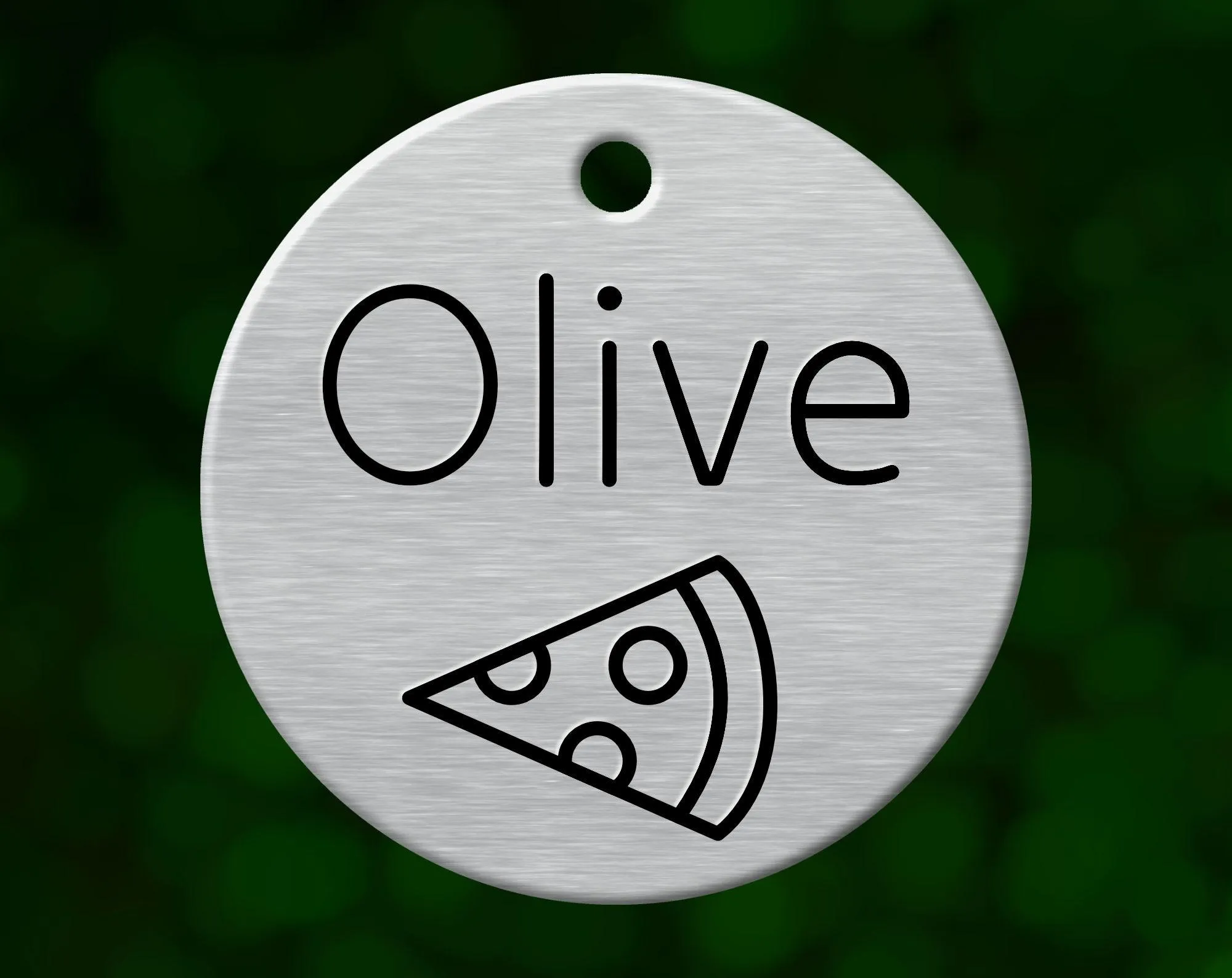 Pizza Dog Tag