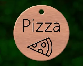 Pizza Dog Tag