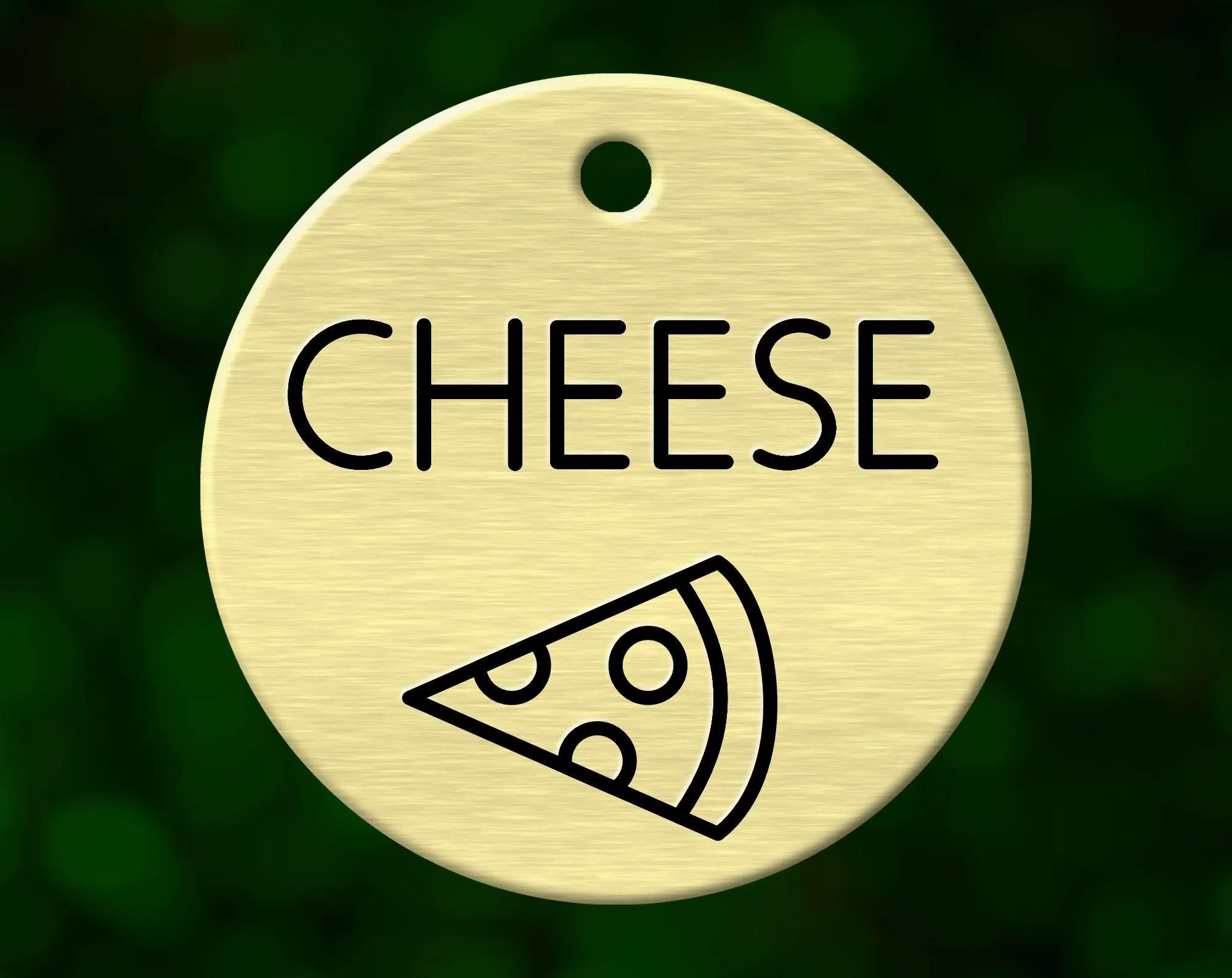 Pizza Dog Tag