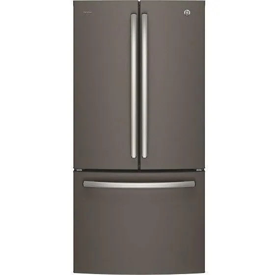 PNE25NMLKES - REFRIGERATORS - GE Profile - French 3-Door - Grey - Open Box