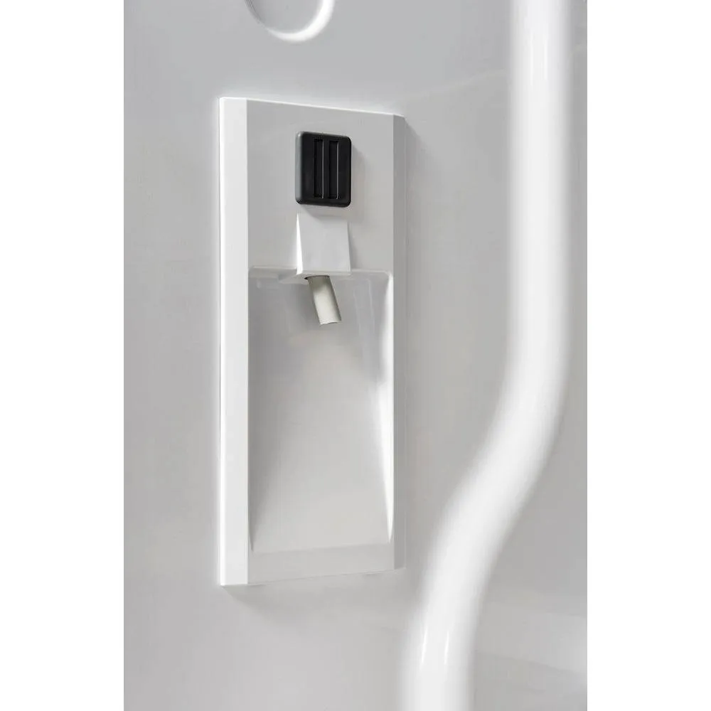 PNE25NMLKES - REFRIGERATORS - GE Profile - French 3-Door - Grey - Open Box