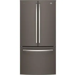 PNE25NMLKES - REFRIGERATORS - GE Profile - French 3-Door - Grey - Open Box