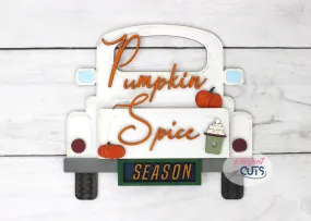 Pumpkin Spice DIY Wood Truck Kit