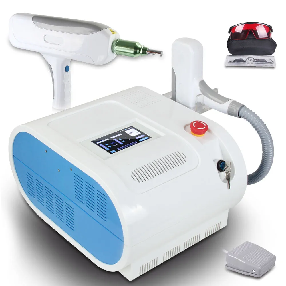 Q Switch Yag Tattoo Eyebrow Removal Beauty Machine With RED Target Light