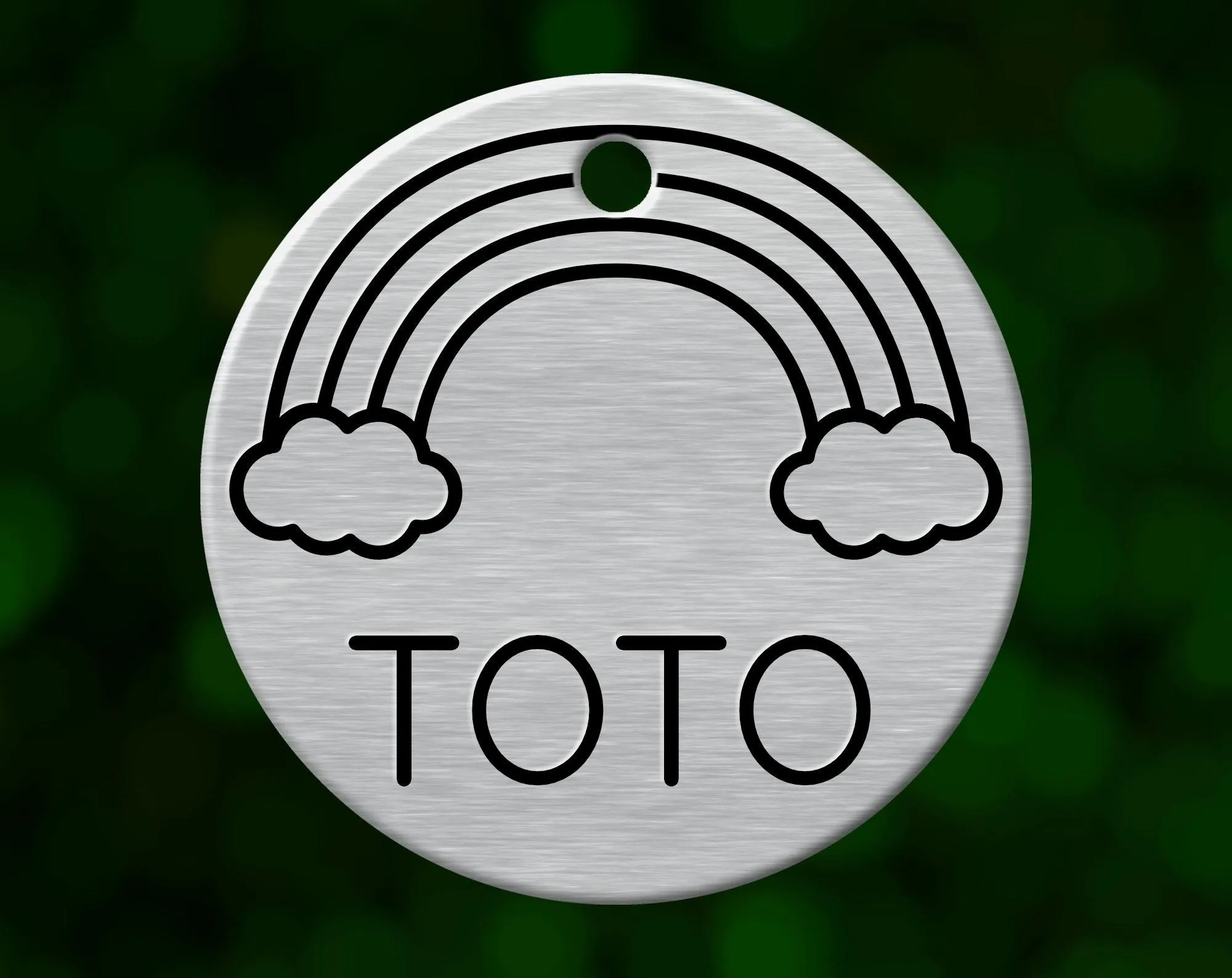Rainbow Dog Tag