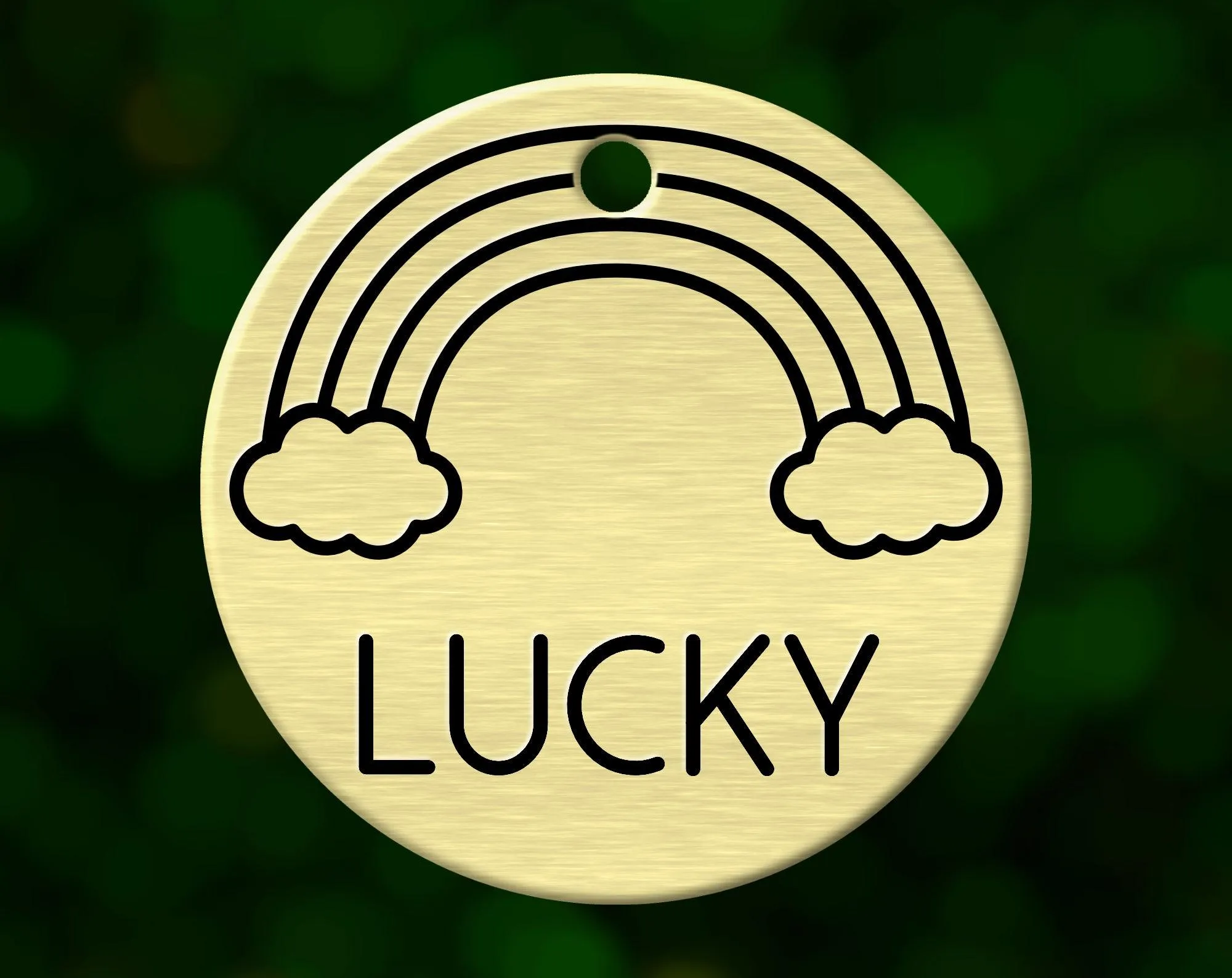 Rainbow Dog Tag
