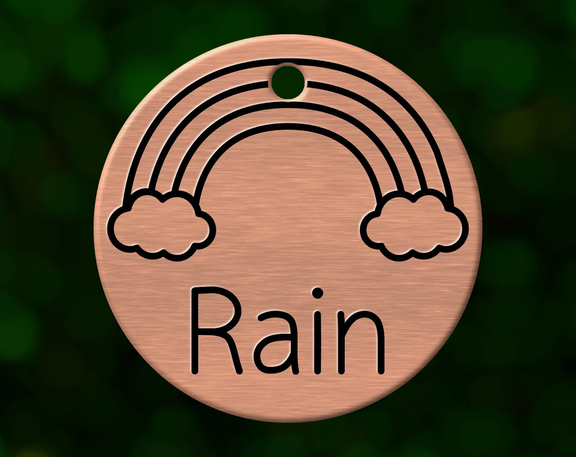 Rainbow Dog Tag