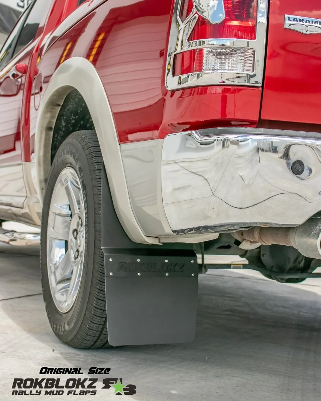 RAM 1500/2500/3500 (4th Gen) 2010-2018 Step-Back Mud Flaps