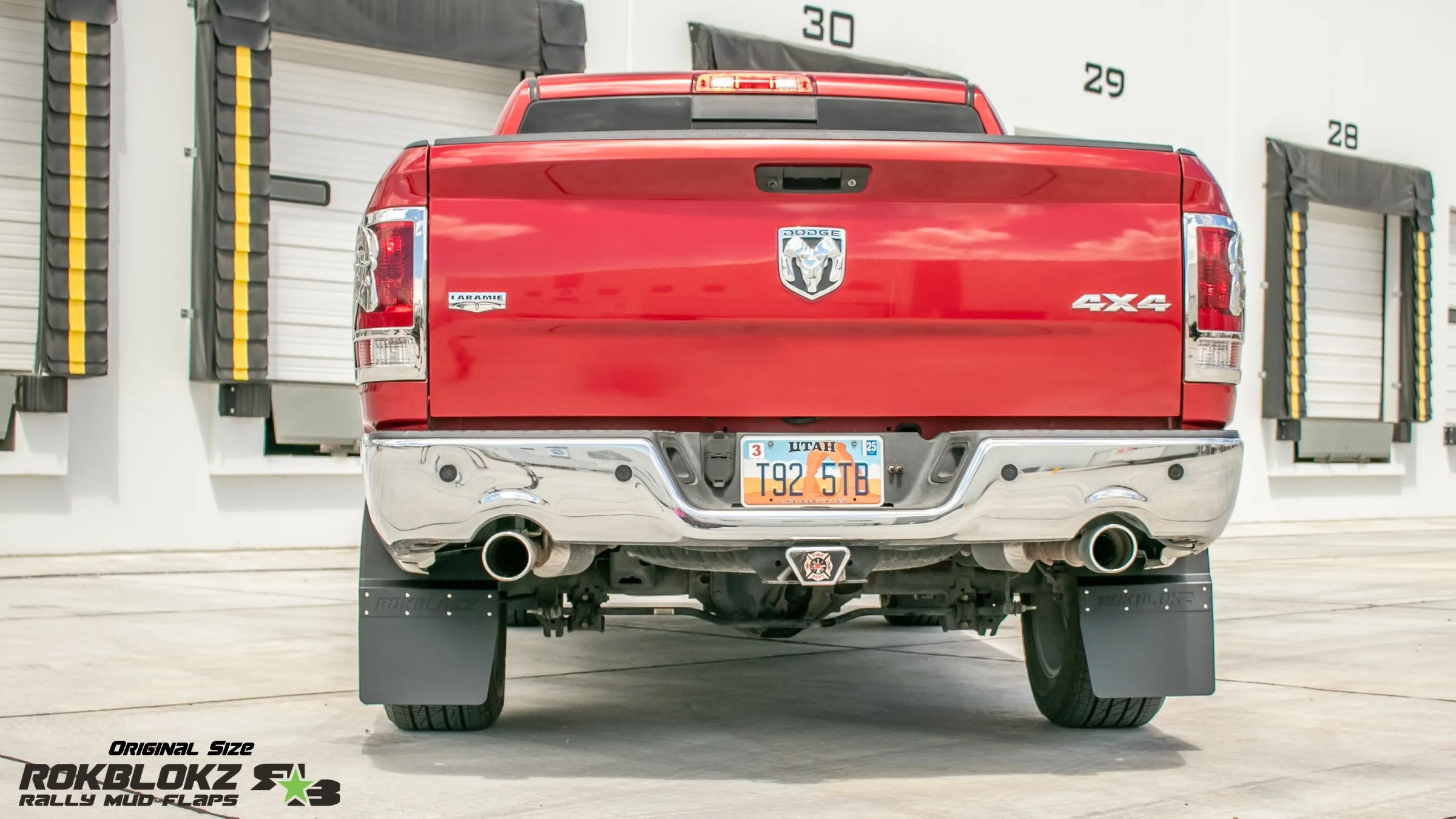 RAM 1500/2500/3500 (4th Gen) 2010-2018 Step-Back Mud Flaps