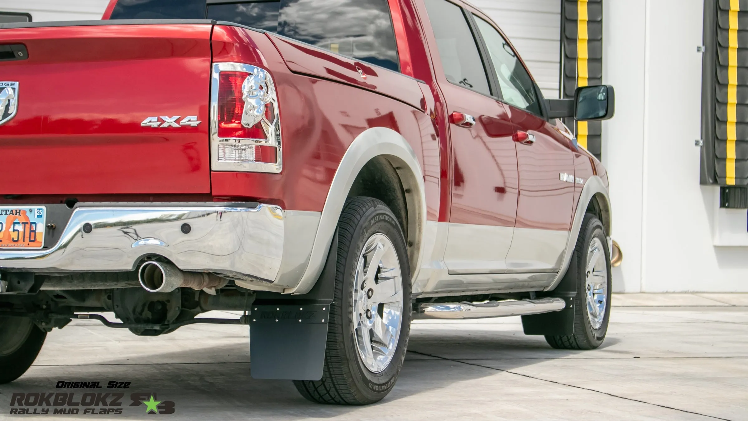 RAM 1500/2500/3500 (4th Gen) 2010-2018 Step-Back Mud Flaps