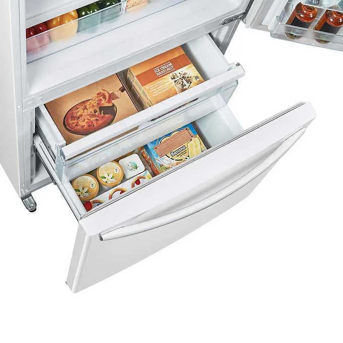RB17N6DWE - REFRIGERATORS - Hisense - Bottom Freezer - White - Open Box