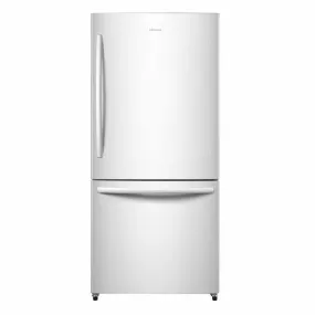 RB17N6DWE - REFRIGERATORS - Hisense - Bottom Freezer - White - Open Box