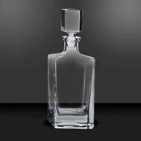 Rectangle Glass Whiskey Decanter in Gift Box