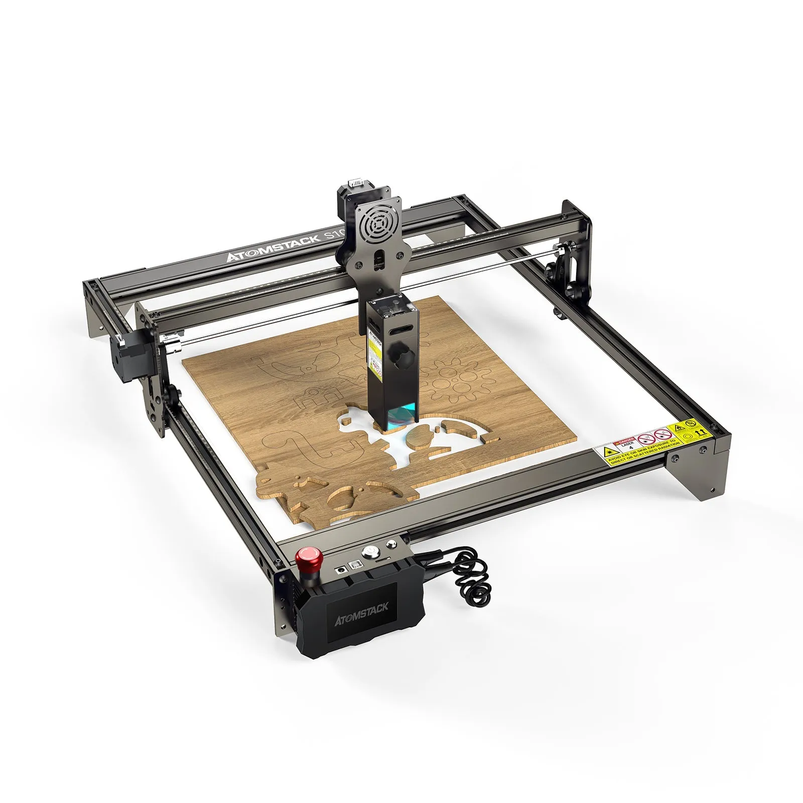 【Refurbished】ATOMSTACK S10 PRO Laser Engraver 50W Engraving Cutting Machine for Metal Wood 410*400mm
