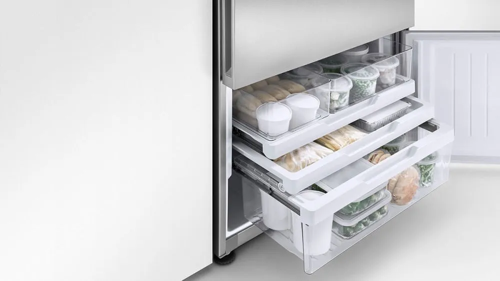 RF170WDLJX5N - REFRIGERATORS - Fisher & Paykel - Bottom Mount - Stainless Steel - Open Box