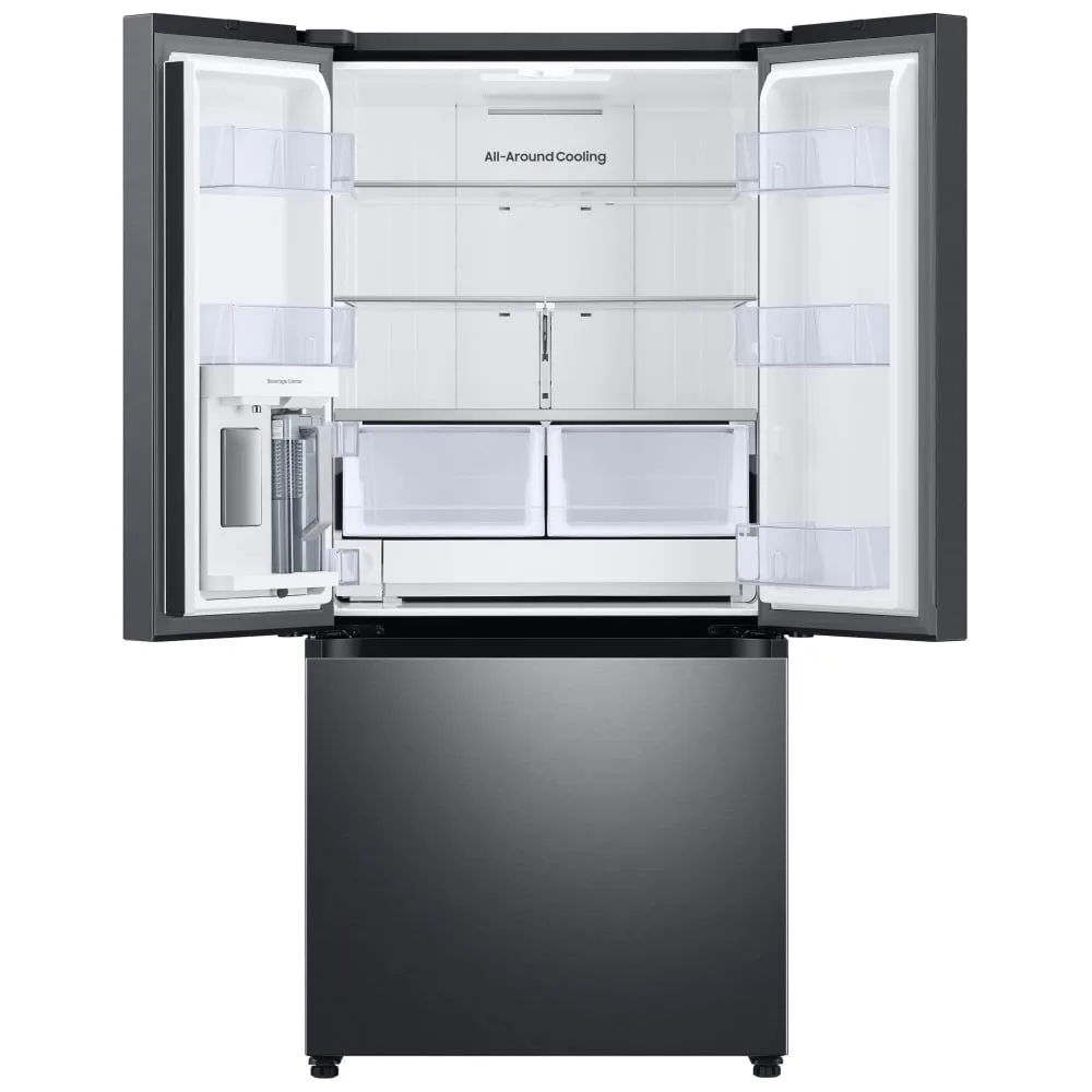 RF25C5551SG - REFRIGERATORS - Samsung - French 3-Door - Black Stainless - Open Box